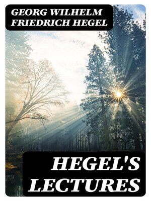 cover image of Hegel's Lectures